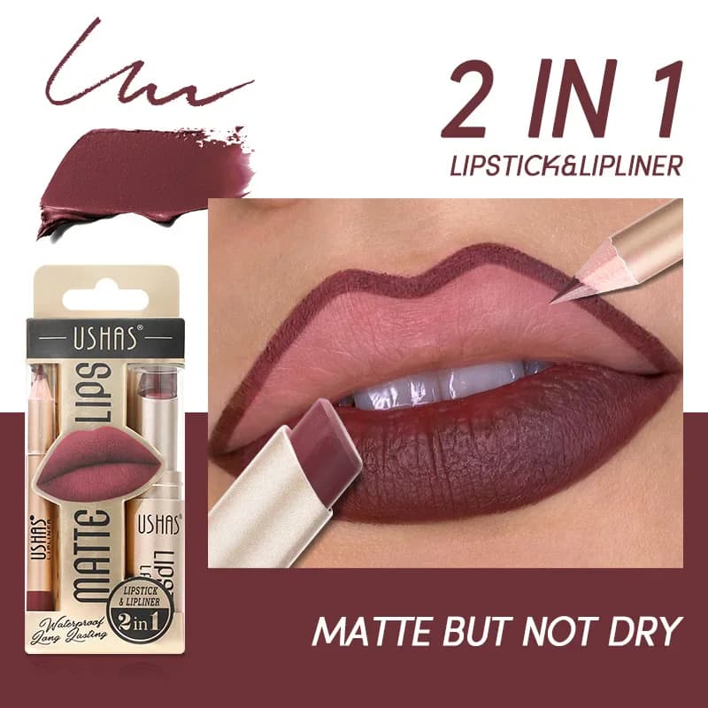 VelvetMist 12 Color Lip Liner + LIPSTICK Set Easy thumbnail 3