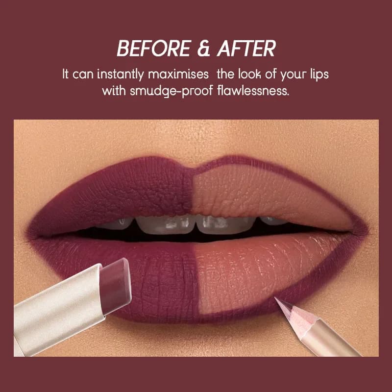 VelvetMist 12 Color Lip Liner + LIPSTICK Set Easy thumbnail 5